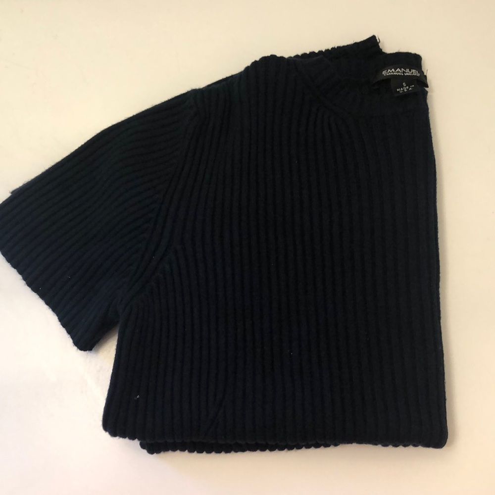 Emanuel Ungaro Paris ribbed knit top